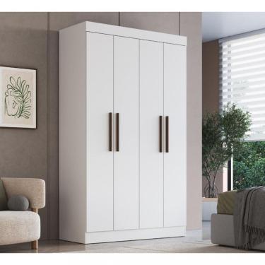 Imagem de Guarda Roupa Solteiro 4 Portas 100 MDF New Recife Doripel