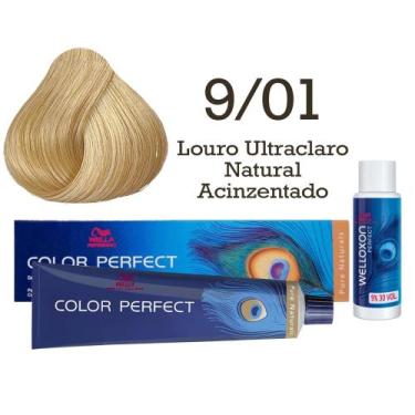 Imagem de Coloração Color Perfect 9/01 Louro Ultraclaro Natural Acinzentado + Em