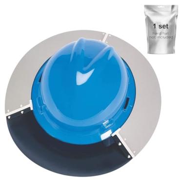 Imagem de Lenporl Protetor Solar Para Capacete De Segurança, Compatível Com Acessório De Aba Completa V-Gard Padrão, Viseira De Capacete De Segurança Reutilizável Com Proteção Solar, Extensor De Aba, Protetor