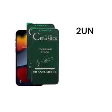 Imagem de 2PÇS Películas Anti Espião 9D Fosca Privacidade Para Iphone 13 PRO MAX