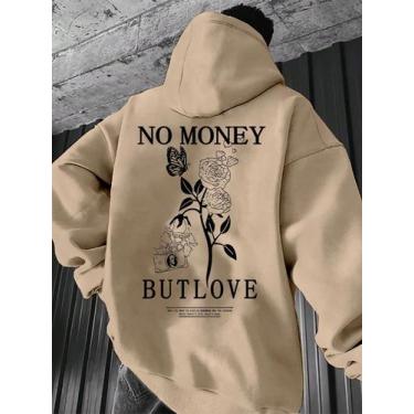 Imagem de Moletom Canguru Flanelado Unissex Feminino Masculino Blusa de Frio Lan