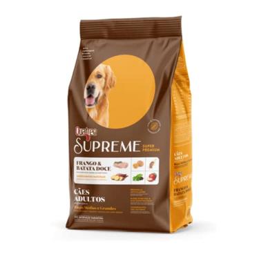 Imagem de Quatree Supreme Sabor Frango e Batata Doce Cães Adultos Raças Médias e Grandes 15kg
