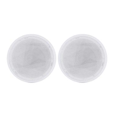 Imagem de Par de Arandelas Redondas Branca 110W Rms Orion Full Range 6 polegadas