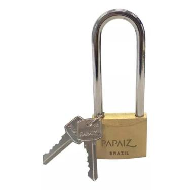 Imagem de Cadeado Haste Longa 40/70 Alta Segurança Haste Reforçada - Papaiz