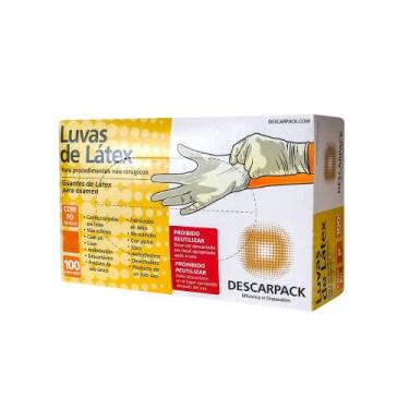Imagem de Luva De Procedimento Descarpack Látex Com Pó Tamanho P