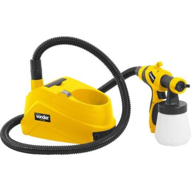 Imagem de Pistola Para Pintura Elétrica Pev 900 1,8mm 400 Watts 220 Volts Hvlp Jato 3 Opções Ajuste Volume Tinta