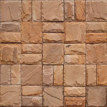 Imagem de Papel De Parede 10m Banheiro De Pedras Cubos Mosaico 3D