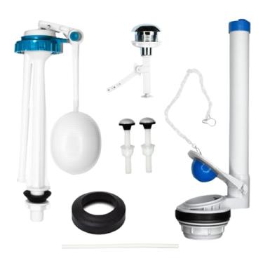 Imagem de Kit Completo Reparo Simples Entrada e Saída Caixa Acoplada Para o Vaso Jacuzzi 1.6gpf 6.0lpf