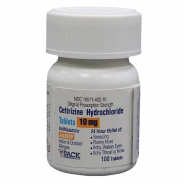 Imagem de Cetirizine 100 Tabs da Zyrtec (pacote com 4)