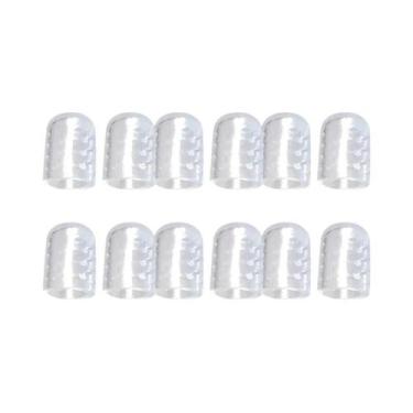 Imagem de Separadores De Dedos De Silicone Respiráveis, Elasticidade Antifrição,