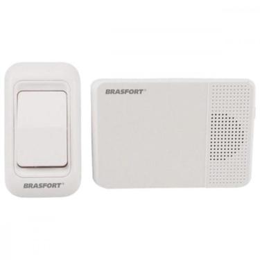 Imagem de Campainha Sem Fio Bivolt Brasfort Musical 52 Toques Pilha/Tomada - 789