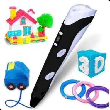 Imagem de Ultra Caneta Impressora 3D Kids Filamentos Usb Suporte E - Sweet Home