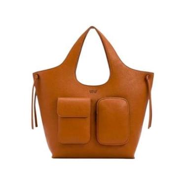 Imagem de Bolsa Feminina Colcci Shopping Bag Cargo Alça De Ombro Grande Caramelo-Feminino