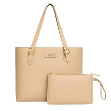 Imagem de Bolsa Feminina Grande Sacola Shopping Willibags (Nude)