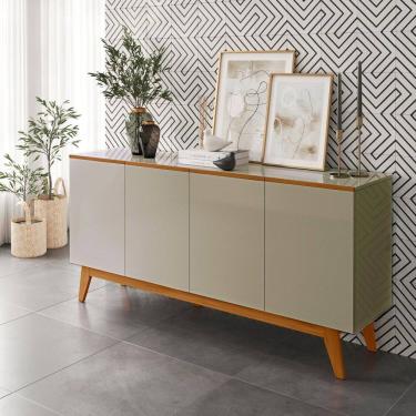 Imagem de Buffet para Sala de Jantar 4 Portas Moderno Gianduia