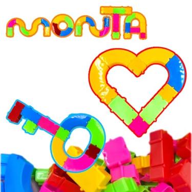 Imagem de Blocos Montar 500pçs Brinquedos Infantil Educativo Didático Presente Crianças Escola Colégio Aprendizado