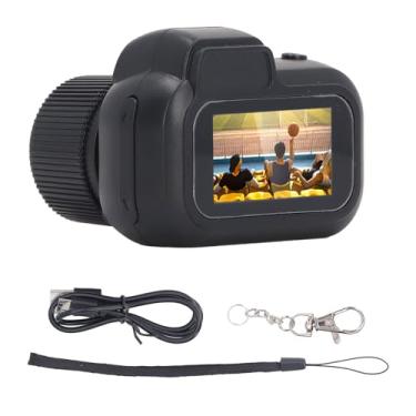 Imagem de Mini Câmera Digital, Câmera Infantil 1080P 2 MP, Bateria de 100 Minutos, Câmera Vlogging Com Tela Colorida, Câmera de Vídeo Pequena Com Alça de Pulso para Crianças, Adultos