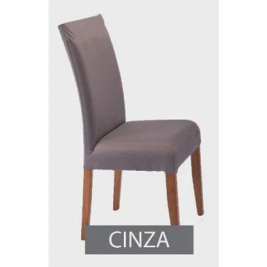 Imagem de Kit 2 Capas De Cadeira Malha Gel Elástica Para Sala Cozinha