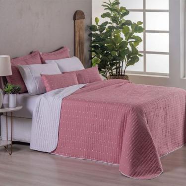 Imagem de Cobre Leito Queen Urbany Bordado 400 Fios Mr Enxovais, Rosa