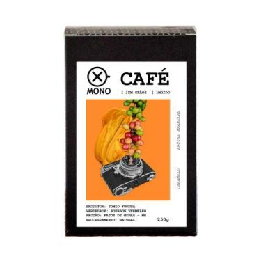 Imagem de Café Mono Caramelo e Frutas Amarelas em grãos 250 g - Mono Cafés