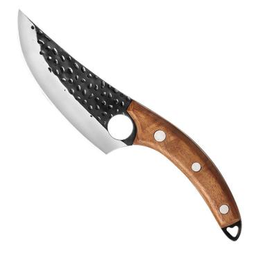 Imagem de Faca De Caça Adaga Com Carbono Em Alto Relevo Em Aço Inox