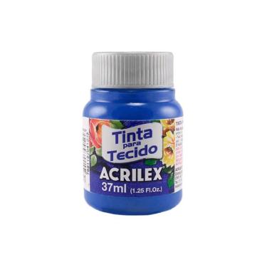 Imagem de Tinta Para Tecido Fosca 37ml Acrilex Azul Ultramar