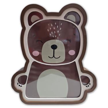 Imagem de Luminária De Mesa Placa Painel Infantil Animaizinhos Decor Ursinho