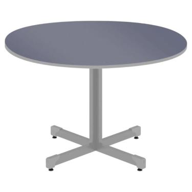 Imagem de Mesa Redonda Para 4 Lugares Centro Madeira Reunião - Azul Azul