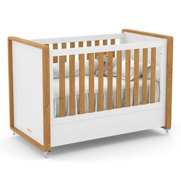 Imagem de Berço Americano Tutto New Branco Soft-freijó - Matic Móveis Branco Soft-freijó