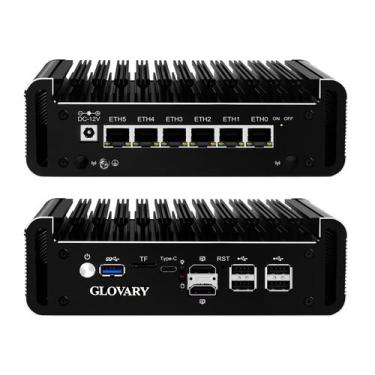Imagem de Mini PC Firewall Glovary N100 Quad Core 8 GB de RAM 128 GB SSD