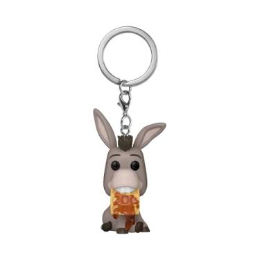 Imagem de Funko Pop! Keychain: Shrek DW 30th - Donkey - Shrek Franchise - mini figura de vinil colecionável porta-chaves original - enchimento de meias - ideia de presente - Mercadoria oficial - Fãs de Filme