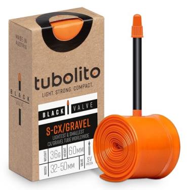 Imagem de Tubolito Câmara De Ar S-Tubo Cx/Gravel-All Tpu 700C X 30-47 Mm, 32-50 Válvula Presta 60 As Câmaras Bicicleta Mais Leves Do Mundo, Projetadas Especificamente (700C Preta, Presta)