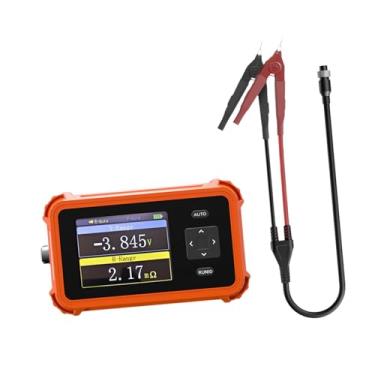 Imagem de Milageto Testador de resistência interna da bateria medidor de tensão automática para tipos de testador de bateria de carros multiuso da bateria testador de