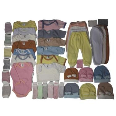 Imagem de Body Mijão Roupa Bebê Kit C/18 Peças100%algodão - Batutinhas Baby, G, 