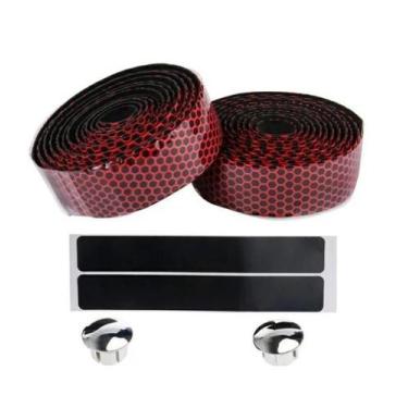 Imagem de Fita Guidão Speed Silicone Gel Antiderrapante O Par Vermelho - Dab