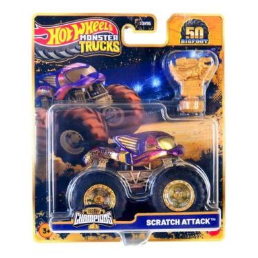Imagem de Scratch Attack - Trophy Champions - 1/64 - Hot Wheels Mattel, Colorido
