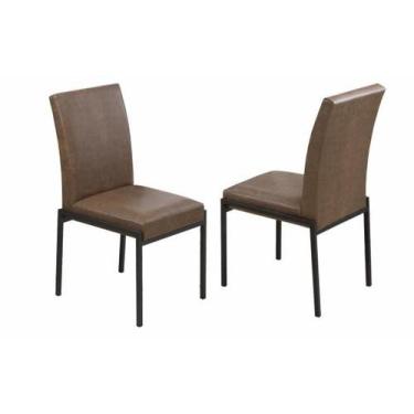 Imagem de Kit 4 Cadeiras Atenas P/ Mesa Cozinha Assento Estofado Confortável - G