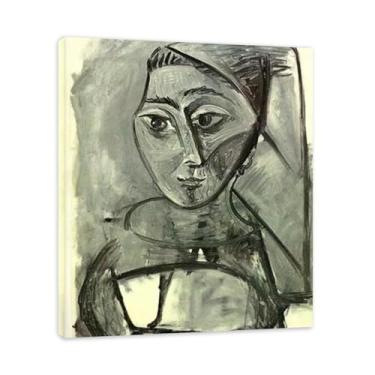 Imagem de Pôster vintage de beleza diferente de Pablo Picasso – Impressão artística do cubismo, obra-prima do século 1533 para decoração de casa e escritório 70 x 84 cm