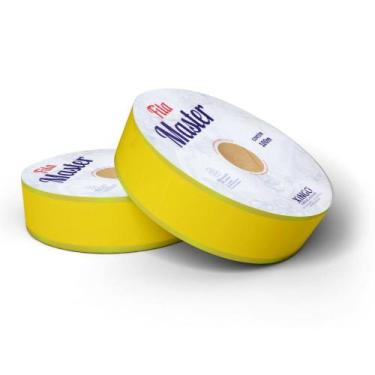 Imagem de Fita Master Decorada 3D Amarelo 32mm x 100m, Xingó. - Xingó Embalagens