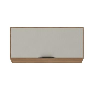 Imagem de Armário De Geladeira Demóbile Firenze Com 1 Porta Basculante Amêndola-nude Prime Tx