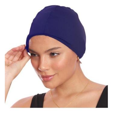 Imagem de Touca Hidroginástica Natação Adulto Unissex Suplex - MC Digital, Único