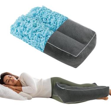 Imagem de Almofada de joelho HOMBYS Shredded Memory Foam para quem dorme de lado