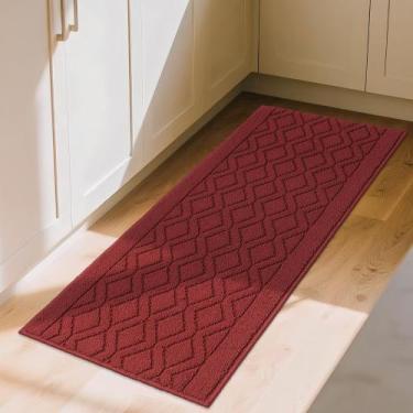 Imagem de Tapetes de cozinha COSY HOMEER Non Slip 50x120cm Polipropileno vermelh