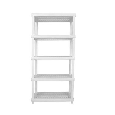 Imagem de Estante Plástica Modular Multiuso Com 5 Prateleiras Ordene, Branco