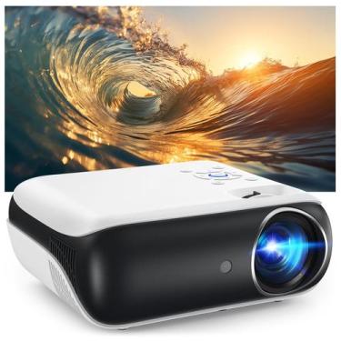 Imagem de Projetor HAPPRUN 1080P - Bluetooth 5.1 - 9500 Lumens - Tela de até 100