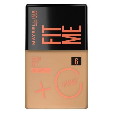 Imagem de Base Líquida Maybelline Ny Fit Me Fresh Tint Com Vitamina C FPS50 Cor 06 - 30ml