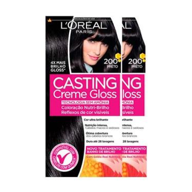 Imagem de L'Oréal Paris Coloração Casting Creme Gloss Kit - 200 Preto, Kit