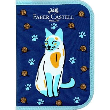 Imagem de Estojo Escolare Pets Gato Faber Castell