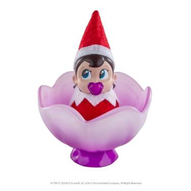 Imagem de The Elf on the Shelf Frost Pips Mini Blooms | Baby Elf in Magical Frost Flower | Baby Elf na prateleira | Baby Elves | Bebês elfos (menina com olhos azuis)