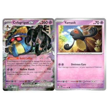Imagem de Cofagrigus ex - 076/182 -Paradox Rift - Double Rare - Pokemon Card Lot